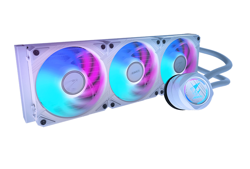 AORUS WATERFORCE II 360 ICE Liquid CPU Cooler, 360mm Radiator with